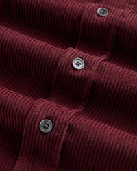 Portuguese Flannel Lobo 2.0 Corduroy Shirt - Bordeaux