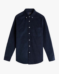 Portuguese Flannel Lobo 2.0 Corduroy Shirt - Navy