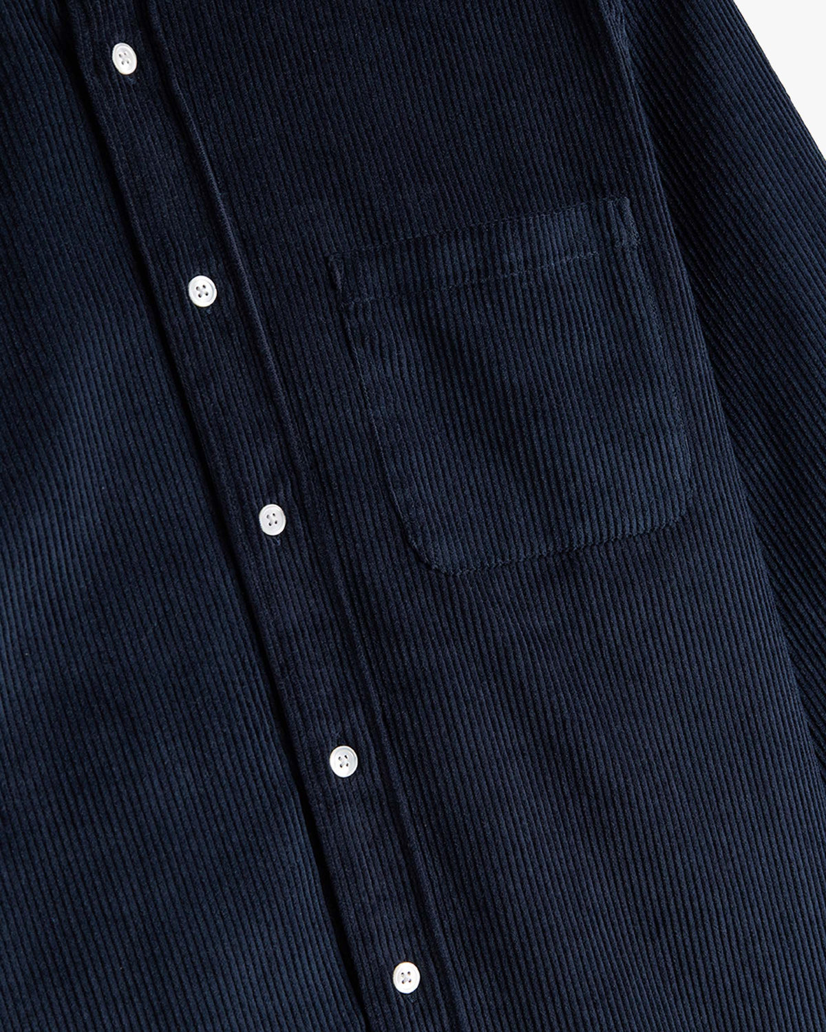 Portuguese Flannel Lobo 2.0 Corduroy Shirt - Navy