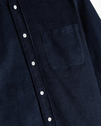 Portuguese Flannel Lobo 2.0 Corduroy Shirt - Navy