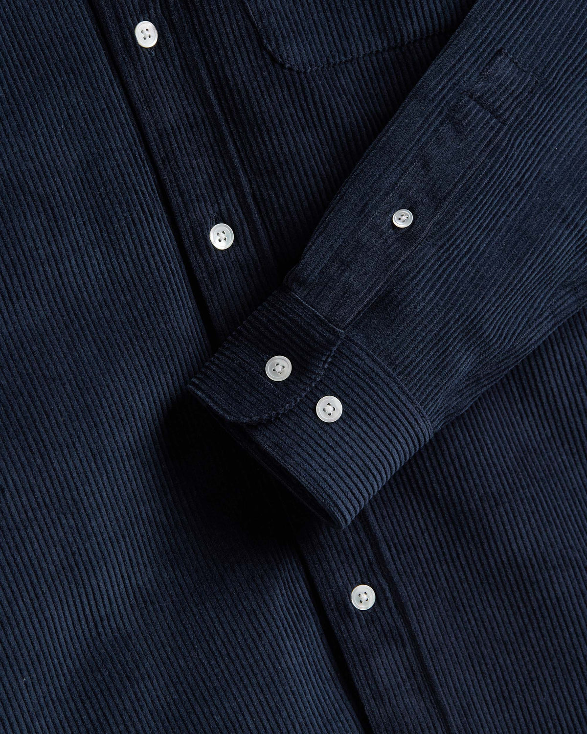 Portuguese Flannel Lobo 2.0 Corduroy Shirt - Navy