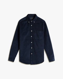 Portuguese Flannel Lobo 2.0 Corduroy Shirt - Navy