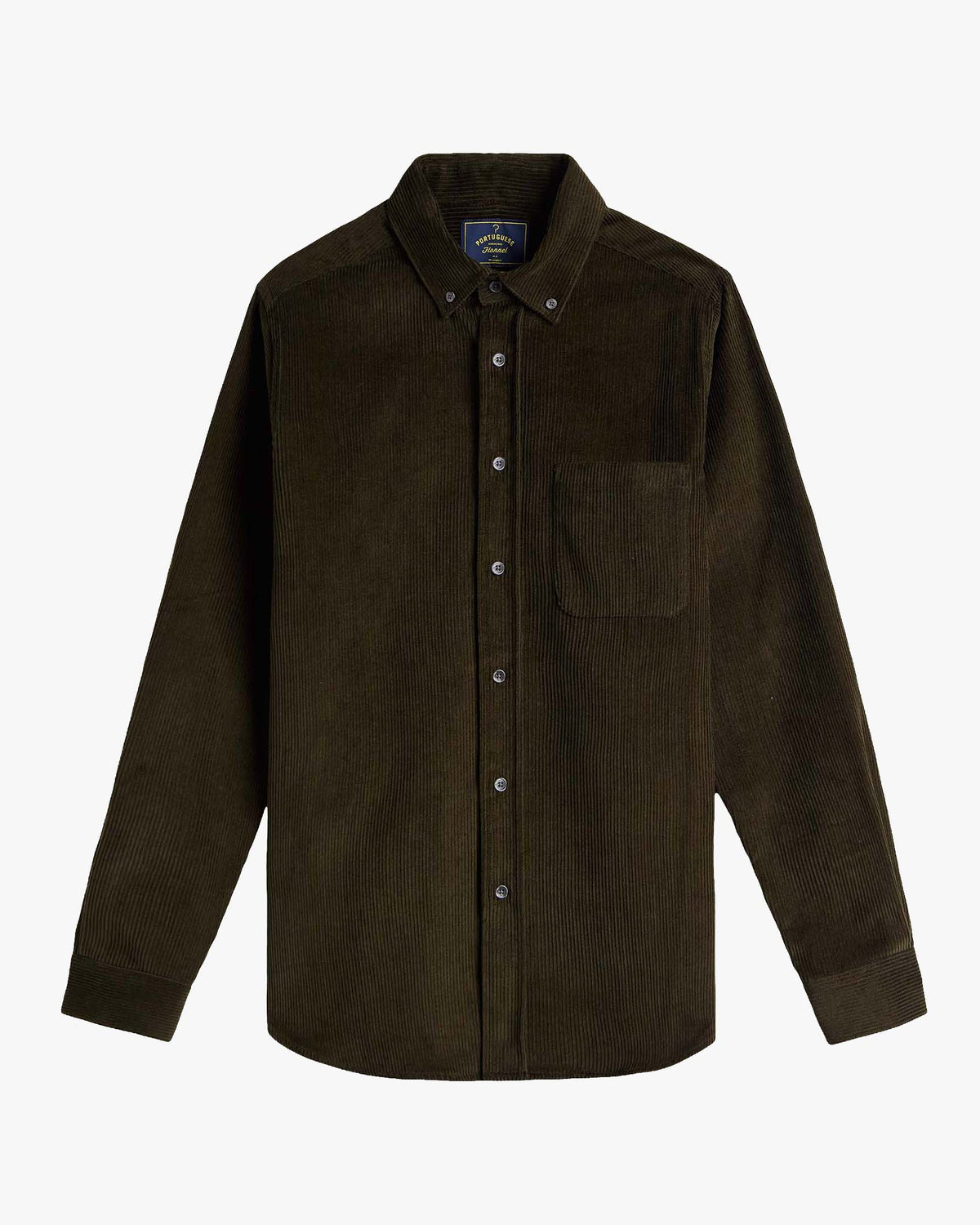 Portuguese Flannel Lobo 2.0 Corduroy Shirt - Olive