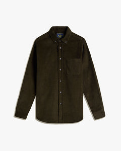 Portuguese Flannel Lobo 2.0 Corduroy Shirt - Olive