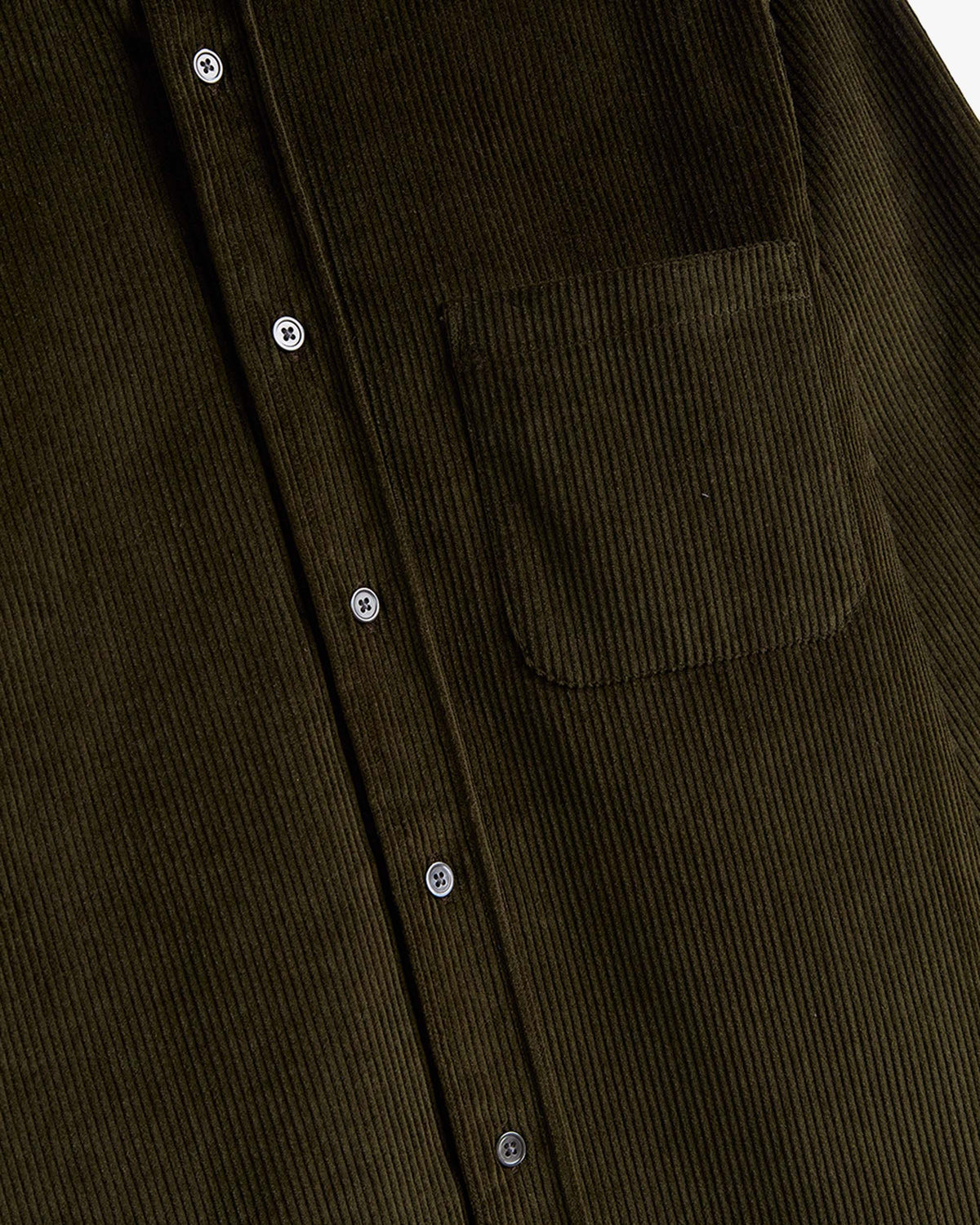Portuguese Flannel Lobo 2.0 Corduroy Shirt - Olive