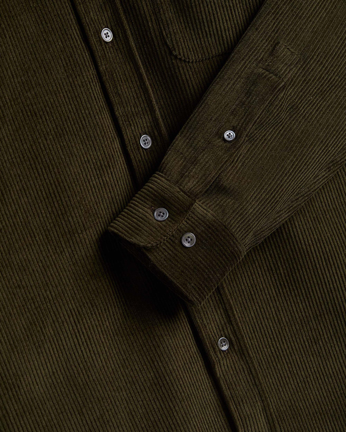 Portuguese Flannel Lobo 2.0 Corduroy Shirt - Olive