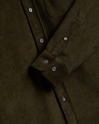 Portuguese Flannel Lobo 2.0 Corduroy Shirt - Olive