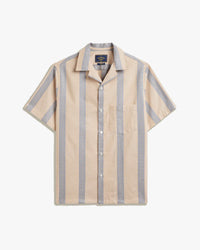 Portuguese Flannel Lousada Shirt - Beige / Blue