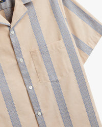 Portuguese Flannel Lousada Shirt - Beige / Blue