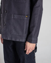 Le Mont St Michel Moleskin Authentic Work Jacket - Graphite | Le Mont St Michel Jackets & Coats | JEANSTORE