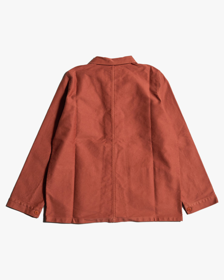 Le Mont St Michel Moleskin Authentic Work Jacket - Brick