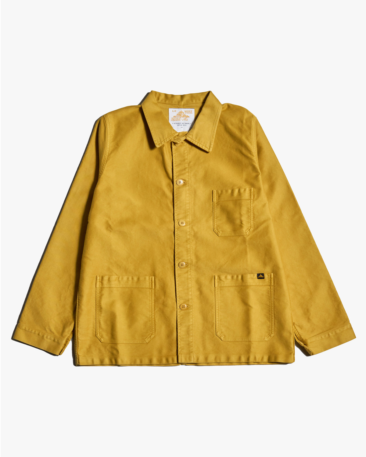 Le Mont St Michel Moleskin Authentic Work Jacket - Citrus