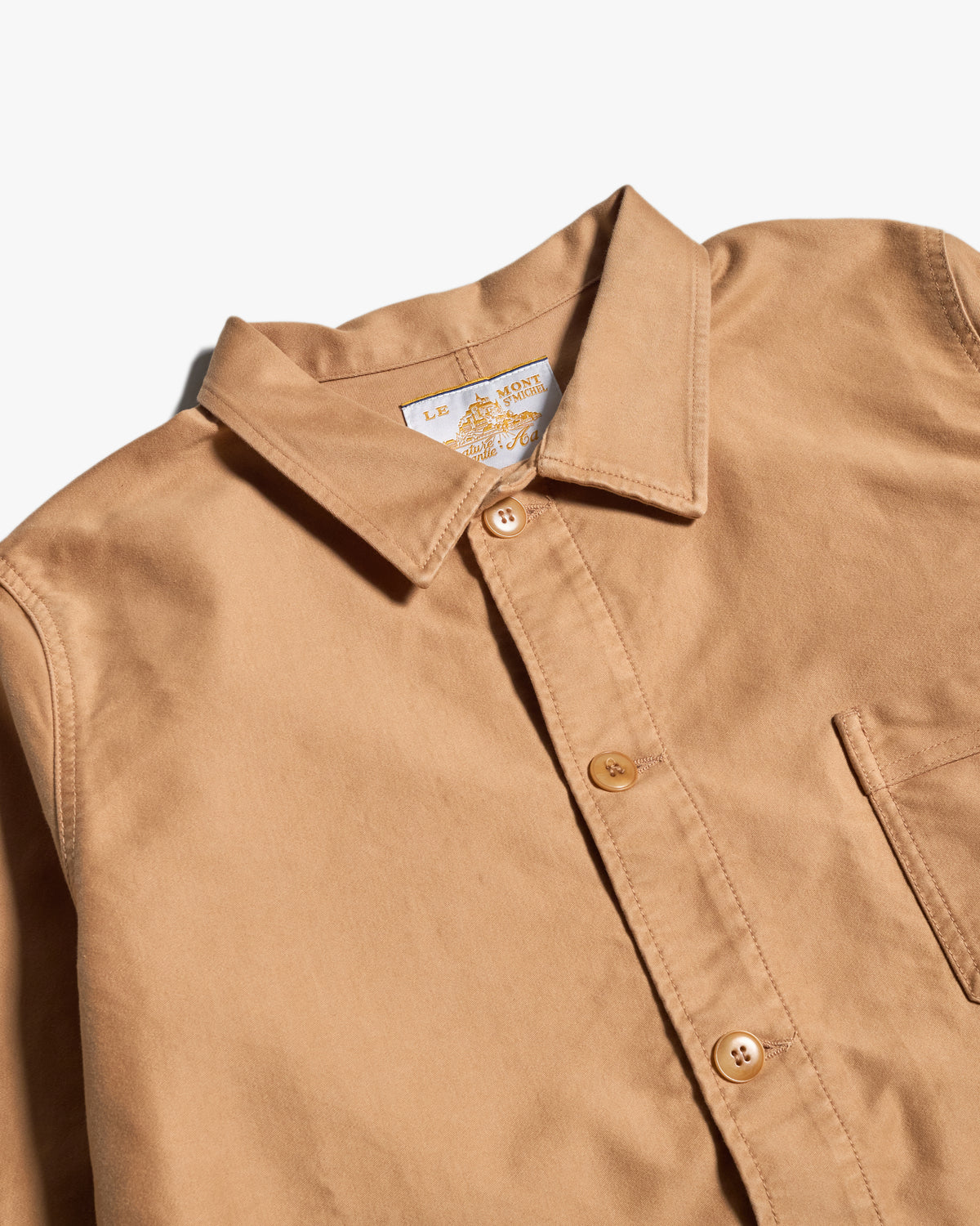Le Mont St Michel Moleskin Authentic Work Jacket - Kraft