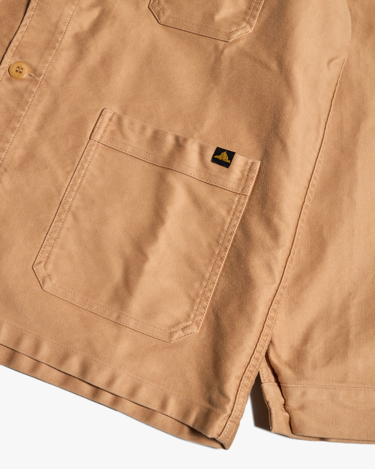 Le Mont St Michel Moleskin Authentic Work Jacket - Kraft