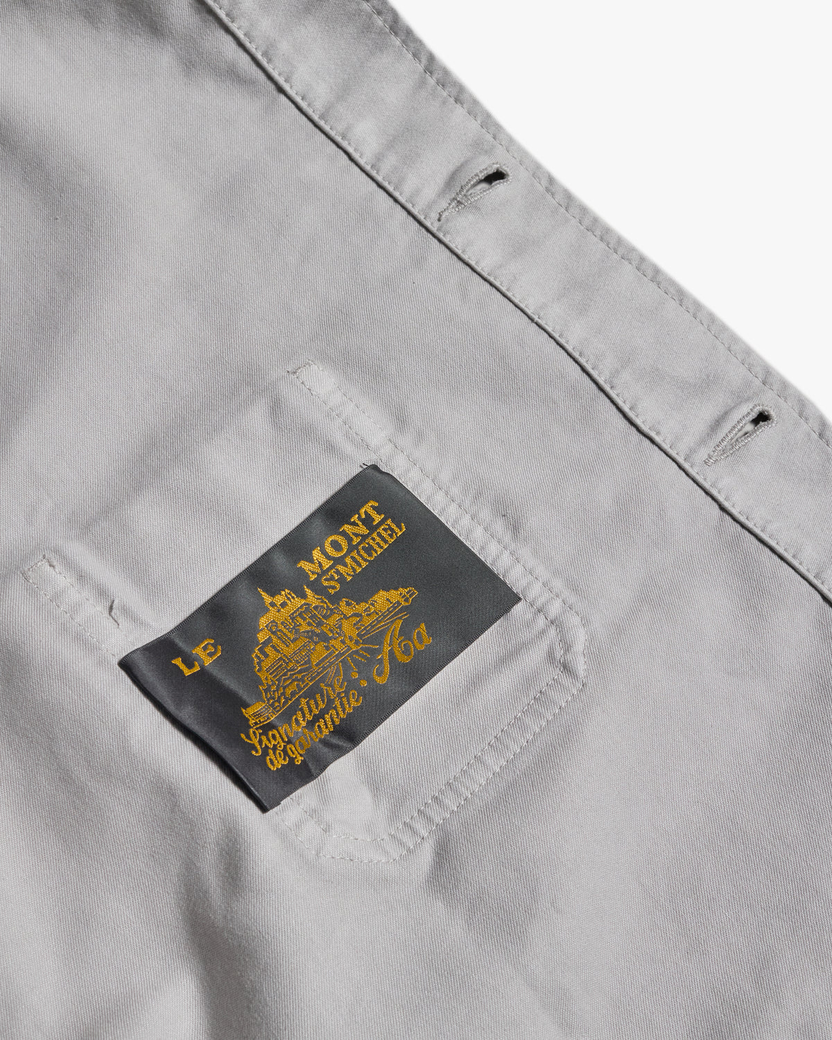 Le Mont St Michel Moleskin Authentic Work Jacket - Light Grey | Le Mont St Michel Jackets & Coats | JEANSTORE