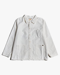 Le Mont St Michel Moleskin Authentic Work Jacket - Off White
