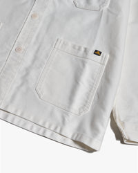 Le Mont St Michel Moleskin Authentic Work Jacket - Off White