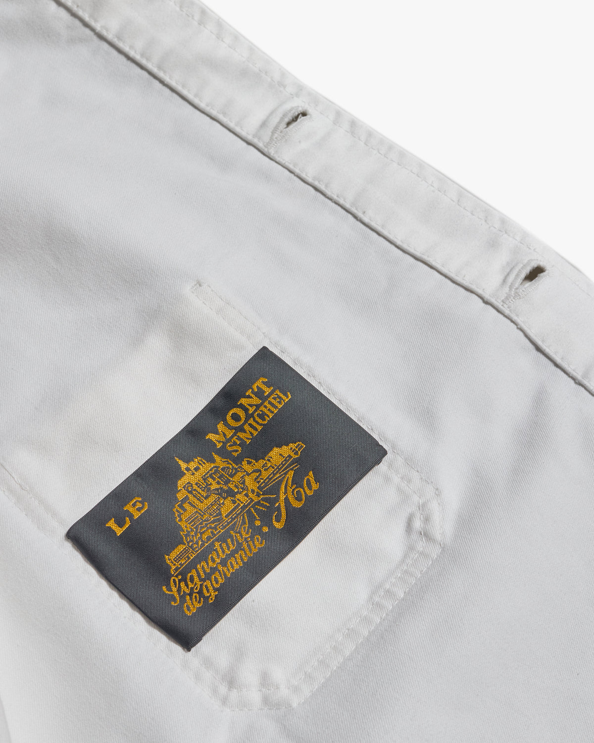 Le Mont St Michel Moleskin Authentic Work Jacket - Off White