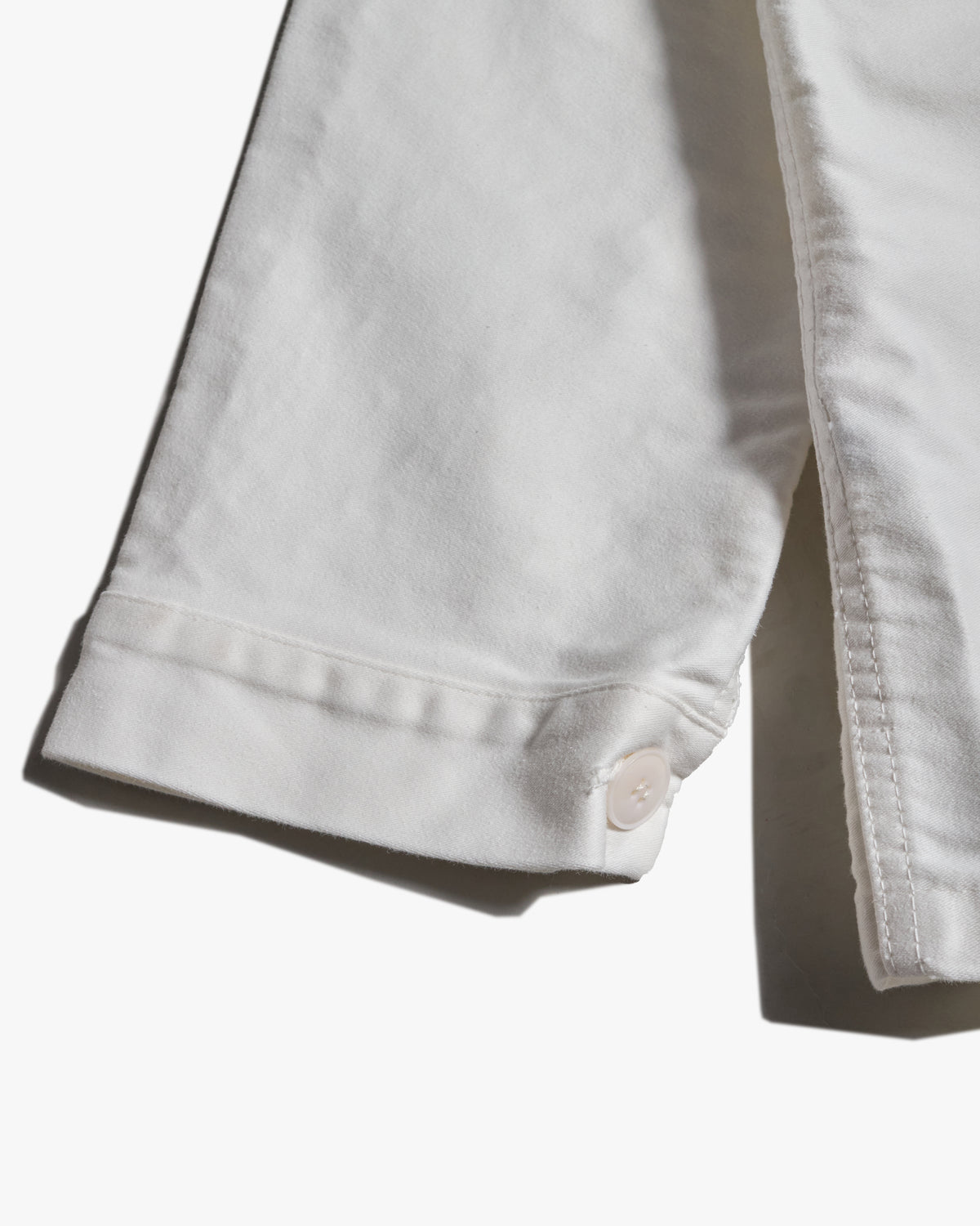 Le Mont St Michel Moleskin Authentic Work Jacket - Off White