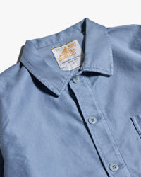 Le Mont St Michel Moleskin Authentic Work Jacket - Sky | Le Mont St Michel Jackets & Coats | JEANSTORE