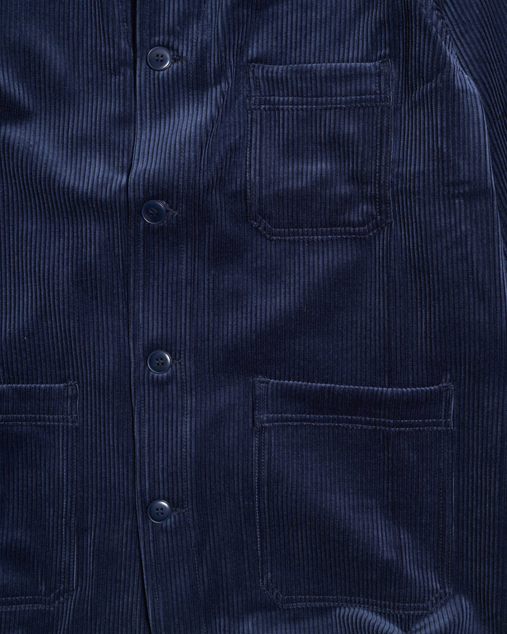 Le Mont St Michel Vancouver Corduroy Work Jacket - Navy