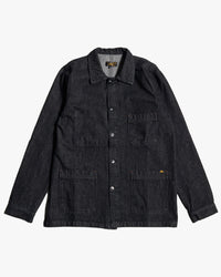 Le Mont St Michel Valmon Denim Work Jacket - Black