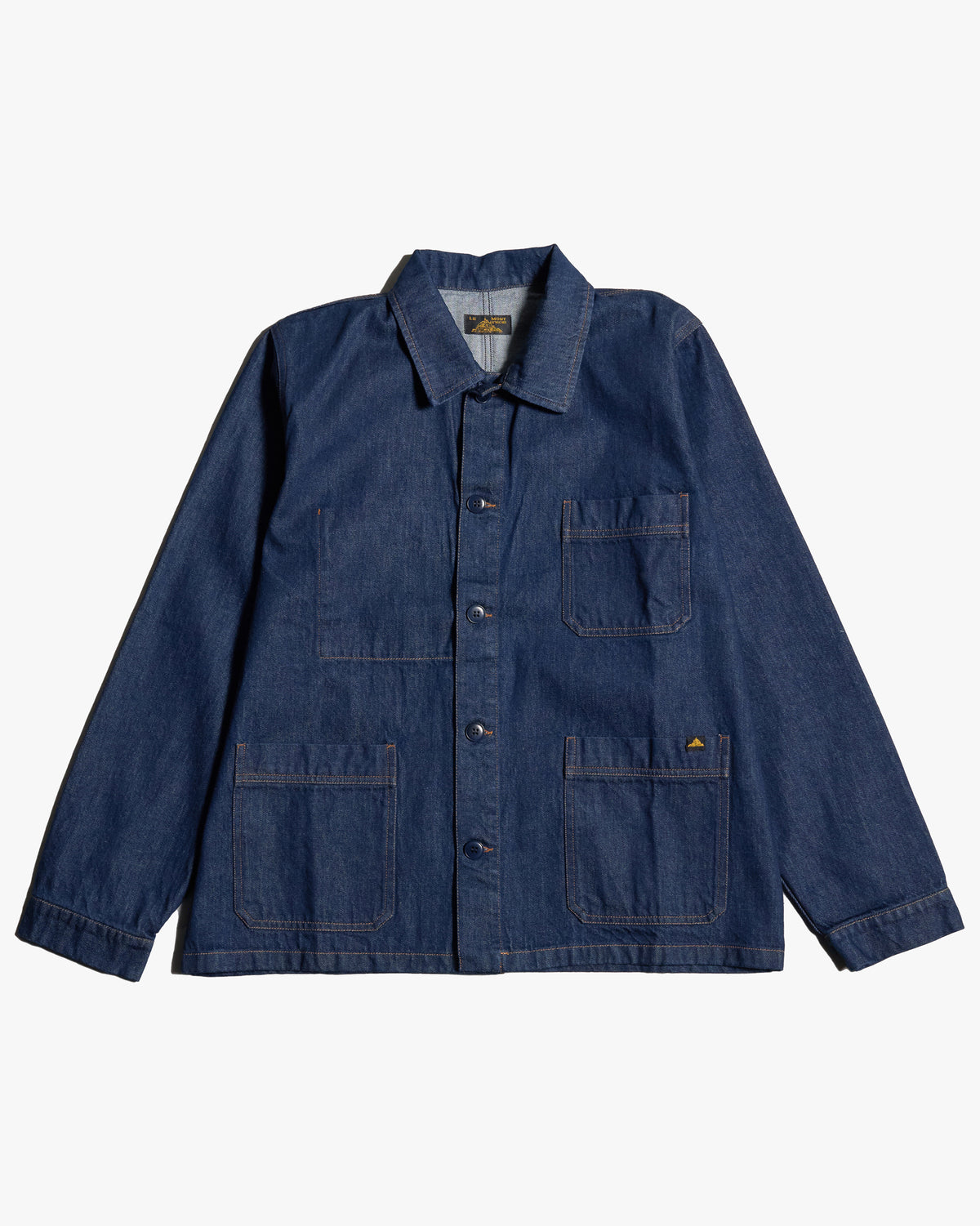 Le Mont St Michel Valmon Denim Work Jacket - Denim | Le Mont St Michel Jackets & Coats | JEANSTORE
