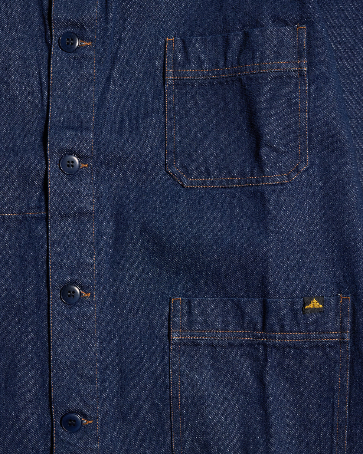 Le Mont St Michel Valmon Denim Work Jacket - Denim | Le Mont St Michel Jackets & Coats | JEANSTORE