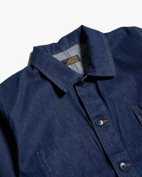 Le Mont St Michel Valmon Denim Work Jacket - Denim | Le Mont St Michel Jackets & Coats | JEANSTORE