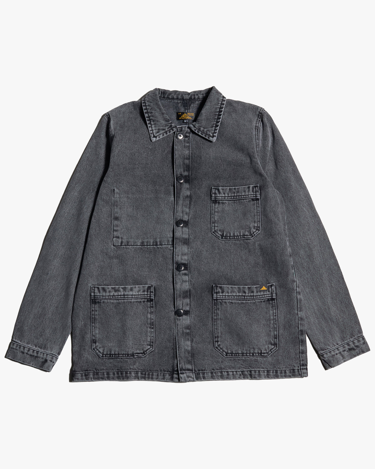 Le Mont St Michel Valmon Denim Work Jacket - Grey