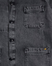 Le Mont St Michel Valmon Denim Work Jacket - Grey