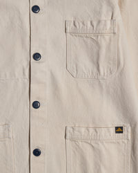 Le Mont St Michel Valmon Denim Work Jacket - Off White