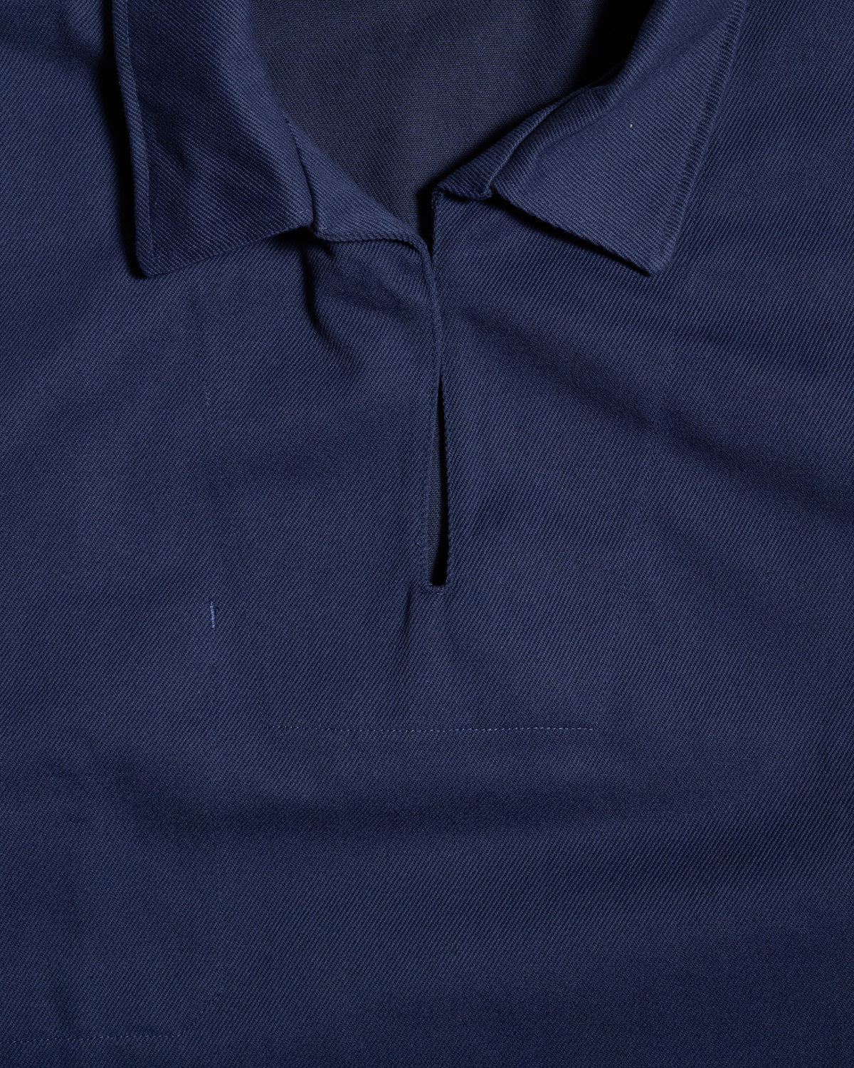 Le Mont St Michel Vilhelm Heavy Twill Vareuse - Navy