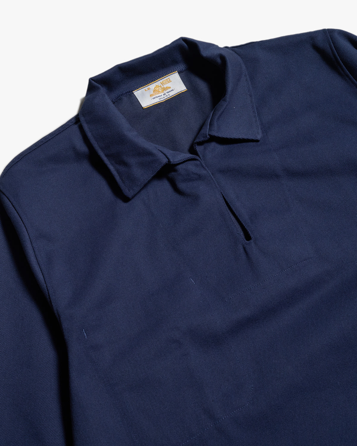 Le Mont St Michel Vilhelm Heavy Twill Vareuse - Navy