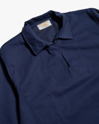 Le Mont St Michel Vilhelm Heavy Twill Vareuse - Navy