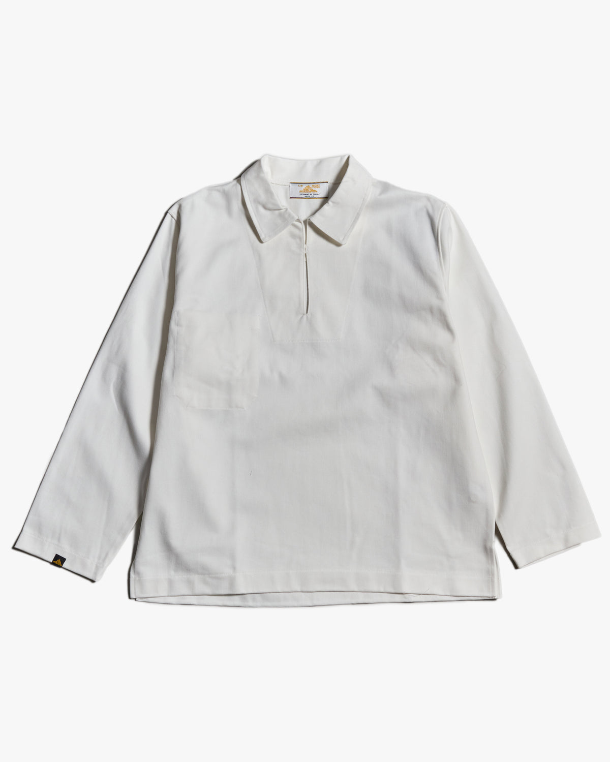 Le Mont St Michel Vilhelm Heavy Twill Vareuse - Off White | Le Mont St Michel Jackets & Coats | JEANSTORE