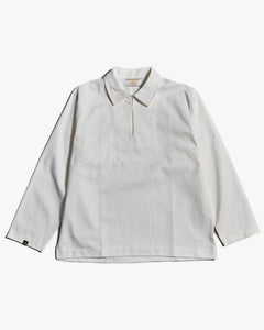 Le Mont St Michel Vilhelm Heavy Twill Vareuse - Off White