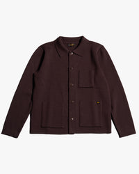Le Mont St Michel Guino Wool Work Cardigan - Moka | Le Mont St Michel Sweaters & Knitwear | Jeanstore