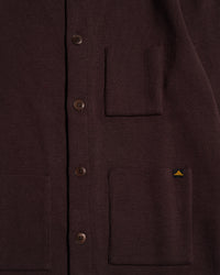 Le Mont St Michel Guino Wool Work Cardigan - Moka | Le Mont St Michel Sweaters & Knitwear | Jeanstore