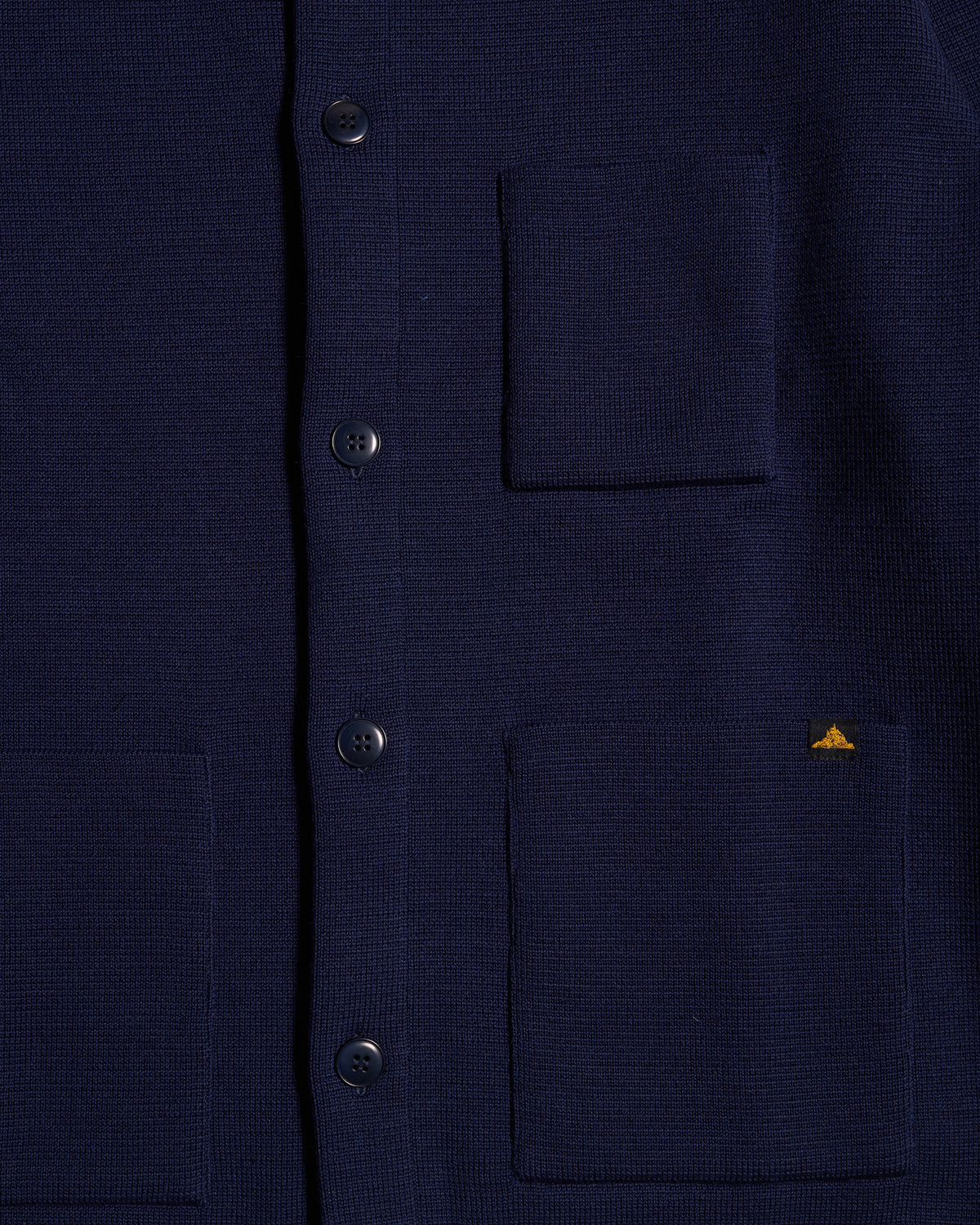 Le Mont St Michel Guino Wool Work Cardigan - Navy | Le Mont St Michel Sweaters & Knitwear | Jeanstore