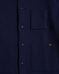 Le Mont St Michel Guino Wool Work Cardigan - Navy | Le Mont St Michel Sweaters & Knitwear | Jeanstore