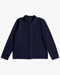 Le Mont St Michel Guino Wool Work Cardigan - Navy | Le Mont St Michel Sweaters & Knitwear | Jeanstore