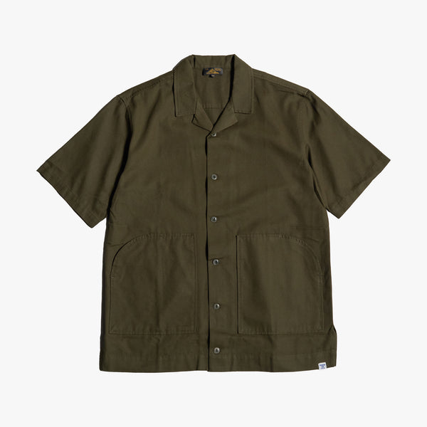Le Mont St Michel Calao Oversized Shirt - Olive | Le Mont St Michel Shirts | JEANSTORE