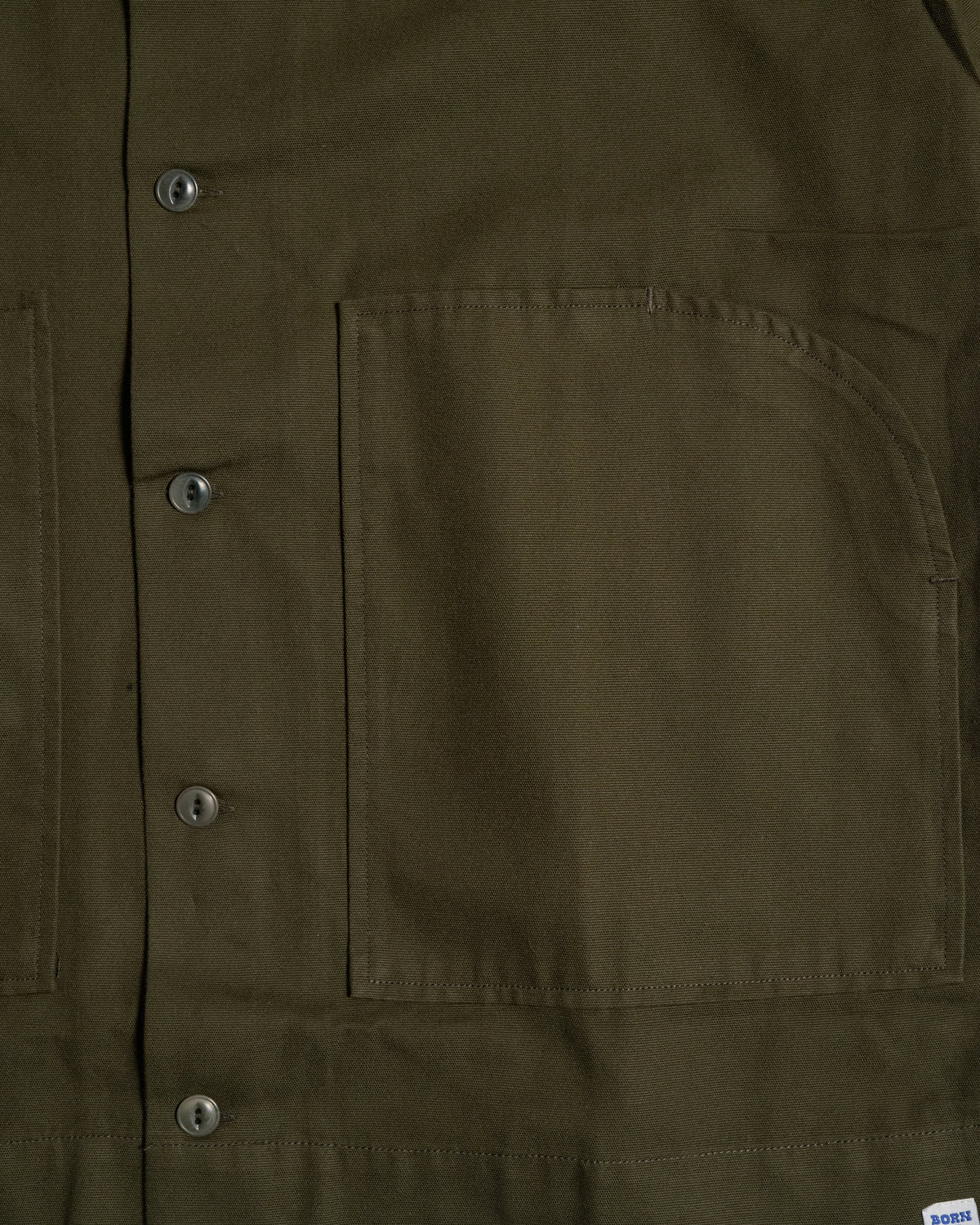 Le Mont St Michel Calao Oversized Shirt - Olive | Le Mont St Michel Shirts | JEANSTORE