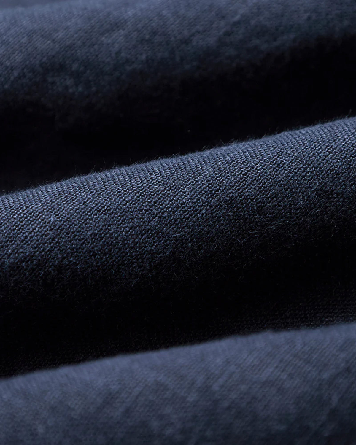 Portuguese Flannel Linen Camp Collar Shirt - Navy
