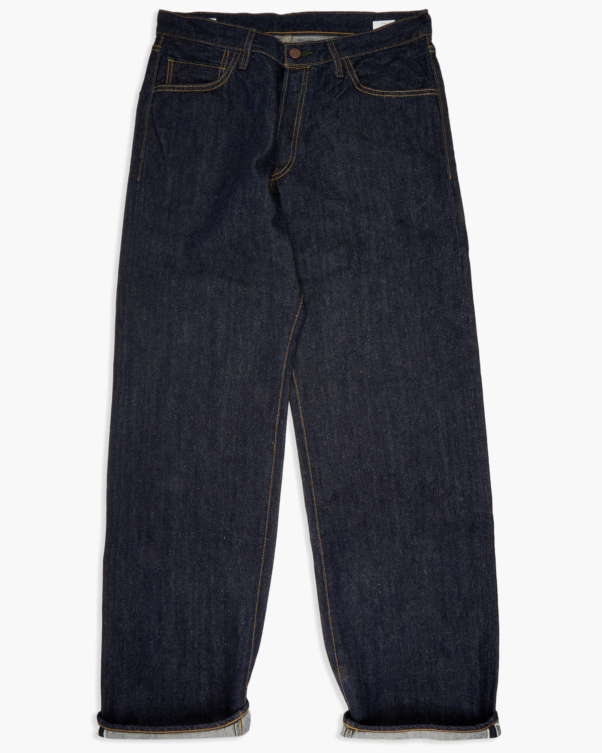 Big John Green Label M1011RC Wild Duck Yoshi Denim Wide Straight Selvedge Jeans - Indigo Onewash | Big John Jeans | JEANSTORE