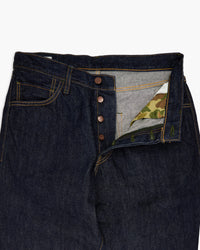 Big John Green Label M1011RC Wild Duck Yoshi Denim Wide Straight Selvedge Jeans - Indigo Onewash | Big John Jeans | JEANSTORE