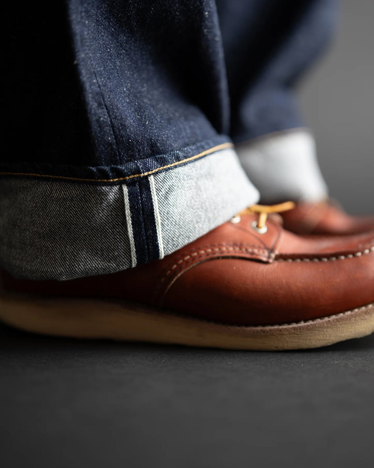 Big John Green Label M1011RC Wild Duck Yoshi Denim Wide Straight Selvedge Jeans - Indigo Onewash | Big John Jeans | JEANSTORE