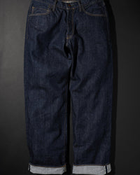 Big John Green Label M1011RC Wild Duck Yoshi Denim Wide Straight Selvedge Jeans - Indigo Onewash | Big John Jeans | JEANSTORE