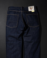 Big John Green Label M1011RC Wild Duck Yoshi Denim Wide Straight Selvedge Jeans - Indigo Onewash | Big John Jeans | JEANSTORE